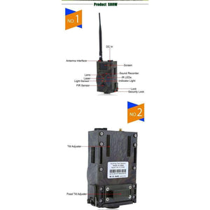 Planet Gates Hunting Camera MMS Full HD 12MP 1080P Video MMS GPRS GSM 940NM Infrared Digital Night Vision Hunting Trail Camera