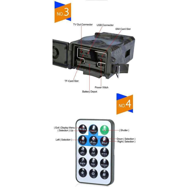 Planet Gates Hunting Camera MMS Full HD 12MP 1080P Video MMS GPRS GSM 940NM Infrared Digital Night Vision Hunting Trail Camera