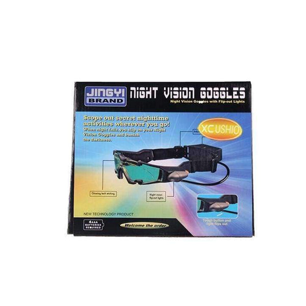 Planet Gates Hunting Night Vision Goggles Green LED Lights Ergonomic Goggles Night Vision Device Adjustable Elastic Band Children