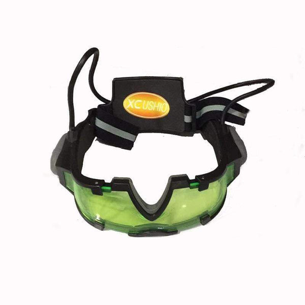 Planet Gates Hunting Night Vision Goggles Green LED Lights Ergonomic Goggles Night Vision Device Adjustable Elastic Band Children
