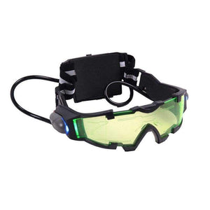 Planet Gates Hunting Night Vision Goggles Green LED Lights Ergonomic Goggles Night Vision Device Adjustable Elastic Band Children