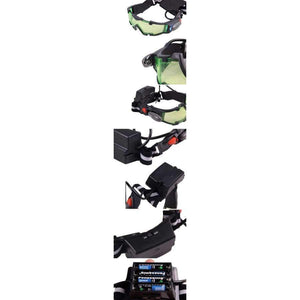 Planet Gates Hunting Night Vision Goggles Green LED Lights Ergonomic Goggles Night Vision Device Adjustable Elastic Band Children