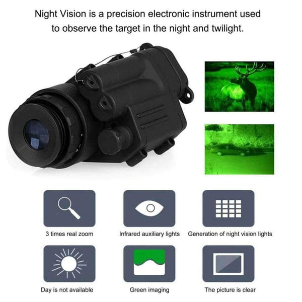 Planet Gates Hunting Night Vision Riflescope Monocular Device Waterproof Night Vision Goggles PVS-14 Digital IR Illumination