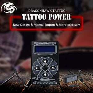 Planet Gates Hurricane Digital Tattoo Machine Power Clip Cord Foot Pedal