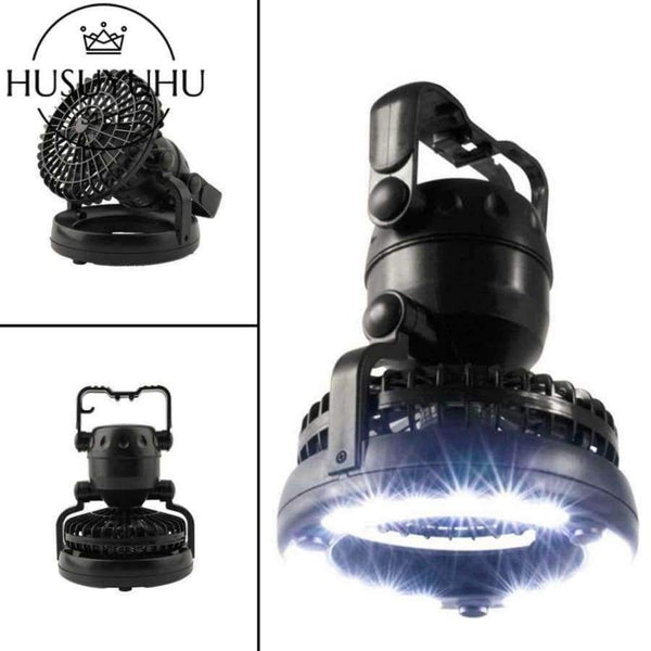 Planet Gates HUSUYUHU SISI 2018 New design 2in1 18 LED Flexible Tent Camping Light Portable Super Bright Light with Ceiling Fan