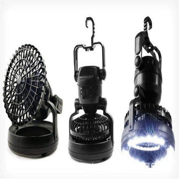 Planet Gates HUSUYUHU SISI 2018 New design 2in1 18 LED Flexible Tent Camping Light Portable Super Bright Light with Ceiling Fan