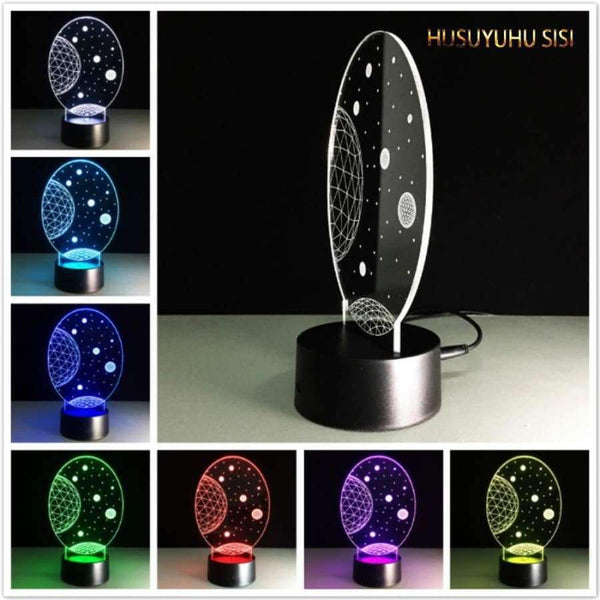 Planet Gates HUSUYUHU SISI LED 3D Star Projection Lamp Starry Sky Protector Night Light Decoration Night Sky Kids Children Gift Bedside Lamps