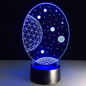 Planet Gates HUSUYUHU SISI LED 3D Star Projection Lamp Starry Sky Protector Night Light Decoration Night Sky Kids Children Gift Bedside Lamps