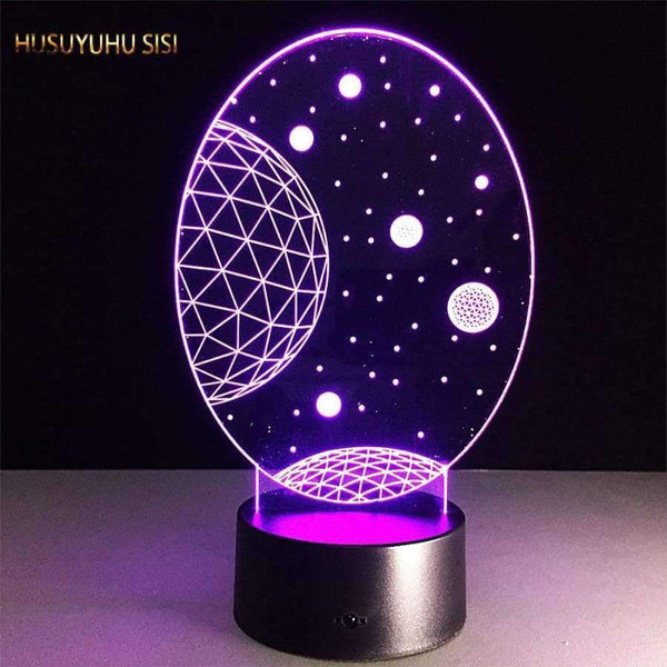 Planet Gates HUSUYUHU SISI LED 3D Star Projection Lamp Starry Sky Protector Night Light Decoration Night Sky Kids Children Gift Bedside Lamps