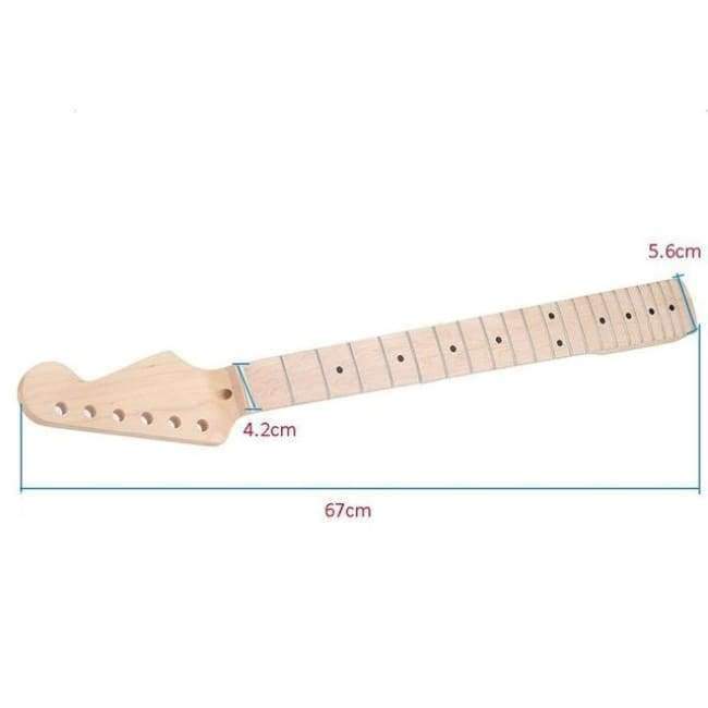 Planet Gates HW344100 / 30 Inches Portable Size Electric Guitar Maple Neck 22 Frets Rosewood Fretboard Replacement Music Instrument Gift