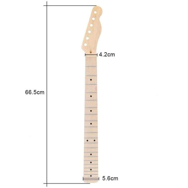 Planet Gates HW344100 / 30 Inches Portable Size Electric Guitar Maple Neck 22 Frets Rosewood Fretboard Replacement Music Instrument Gift