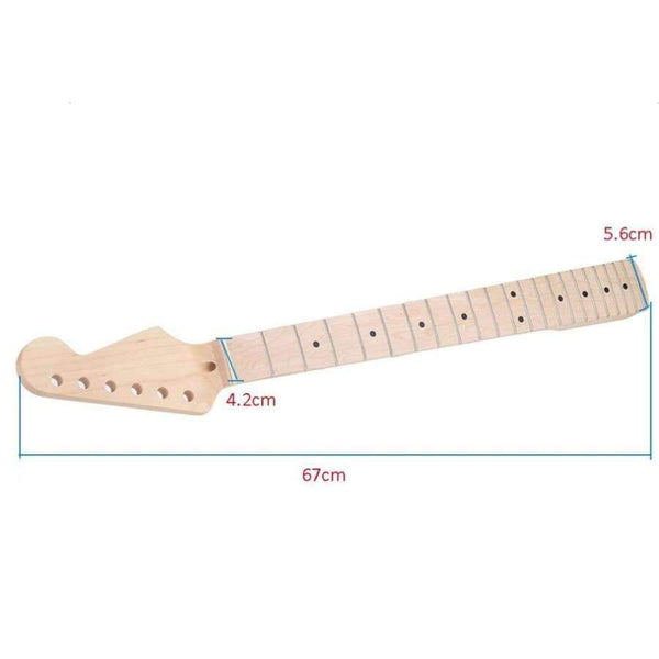 Planet Gates HW344100 / 30 Inches Portable Size Electric Guitar Maple Neck 22 Frets Rosewood Fretboard Replacement Music Instrument Gift