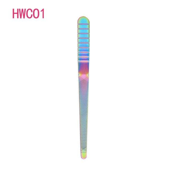 Planet Gates HWC01 1pcs Double-ended Stainless Steel Cuticle Pusher Dead Skin Push Remover For Pedicure Manicure Nail Art Cleaner Care Tool