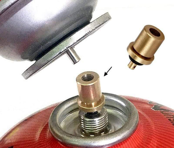 Planet Gates HWLZ0007B-QPPJ0009B Ultra-light Camping Gas Stoves Titanium Alloy Outdoor Cooker Stove Gas Stove Miniature Portable Picnic with Free Gift