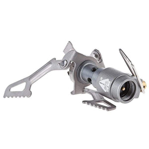 Planet Gates HWLZ0007B-QPPJ0009B Ultra-light Camping Gas Stoves Titanium Alloy Outdoor Cooker Stove Gas Stove Miniature Portable Picnic with Free Gift