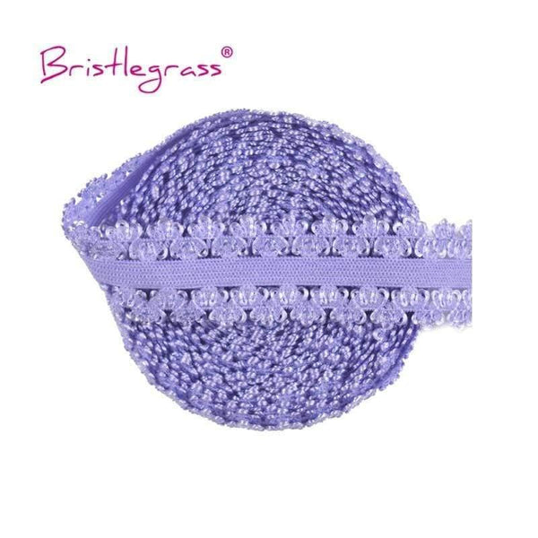 Planet Gates Hyacinth 5 Yard 3/4" 20mm Picot Loop Crown Frilly Lace Trim Elastics Spandex Bands Hair Tie Headband Tutu Dress Sewing Craft