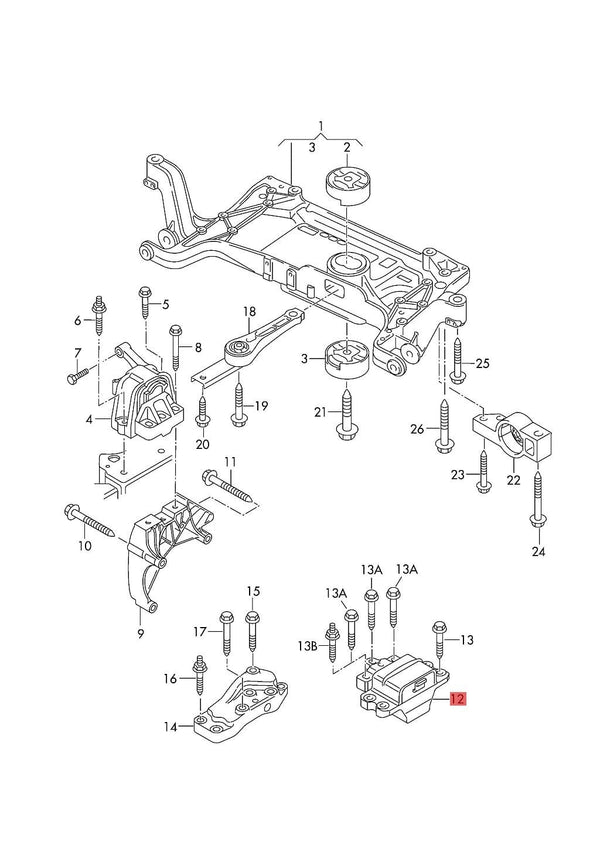 Planet Gates Hydraulic Engine Support Motor Transmission Mounts Gearbox Bearing for Audi Q3 RSQ3 8U VW Tiguan 1.4 2.0TFSI 2.0TDI 8J0199555K
