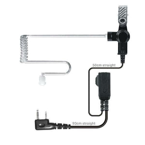 Planet Gates HYS 20-16000Hz MINI Radio Handheld Two-Way Communication  Equipment Transparent tube earphone In-ear Headphone For Walkie Talkie