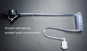 Planet Gates HYS 20-16000Hz MINI Radio Handheld Two-Way Communication  Equipment Transparent tube earphone In-ear Headphone For Walkie Talkie