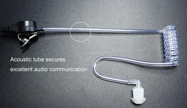 Planet Gates HYS 20-16000Hz MINI Radio Handheld Two-Way Communication  Equipment Transparent tube earphone In-ear Headphone For Walkie Talkie