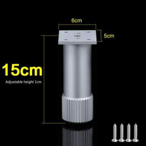 Planet Gates I  4pcs per lot Thick Aluminum Alloy Table Leg Cupboard Sofa Increase Foot Adjustable Multifunction Support Foot Furniture Accessories 4Pcs/lot