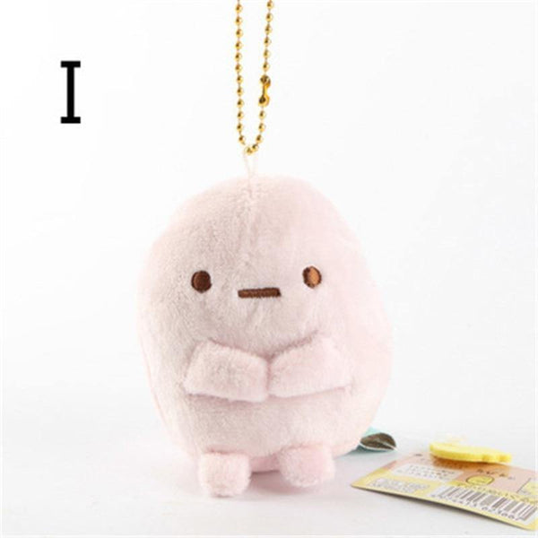 7Cm Sumikko Gurashi Plush Pendant Keychain Plush Toys For Childen Kids Stuffed Doll Toys Girls Birthday Gift Bag Hang Pendant