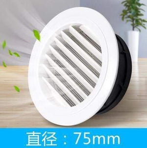 Adjustable round plastic air ventilation cover Fan Outlet Vent Extractor ceiling hole for kitchen bath air outlet fresh system