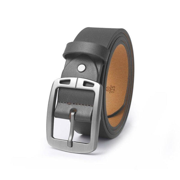 Men's Belt Leather Belt Men Pin Buckle Cow Genuine Leather Belts For Men 130cm High Quality Mens Belt Cinturones Hombre