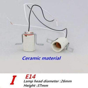 Planet Gates I / E14 Led Bulb E14 socket ceramic plastic Lamp Bases holder  lantern chandelier lamp holder lighting accessories