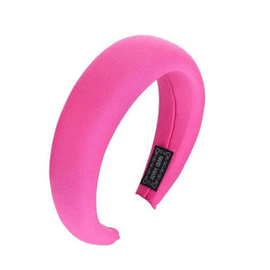 Fashion Western Style Solid Colors Thicken Padded Headband Bezel Turban Women Hairbands Girls Accessories Headwear