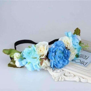 Planet Gates I / free size 2018 Bride Wedding Flower Headband Wreath Hairband Party Flower Girl Hair Accessories Flower Crown garland Flower Headpiece