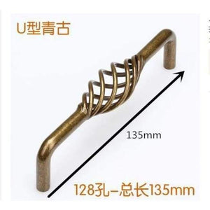Planet Gates I Vintage bronze Birdcage kitchen cabinet dresser cupboard door handles furniture Hardware Accessories