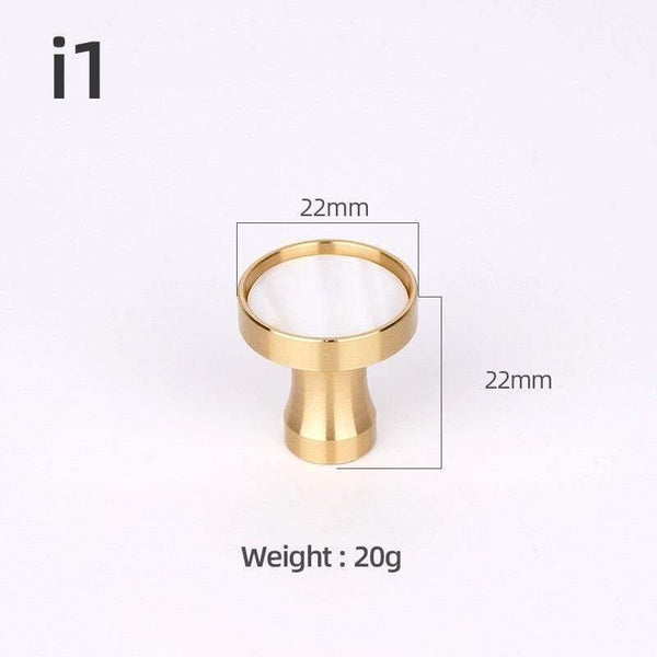 Brass Furniture Handles Elegant Door Knobs and Handles for Cabinet Kitchen Cupboard Drawer Pulls Wall Hanging Hooks Shell Resin