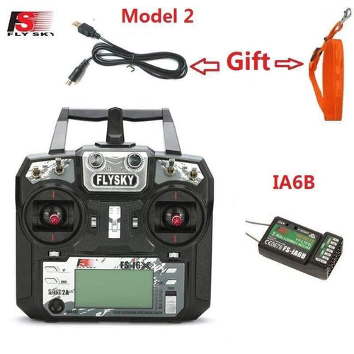 Planet Gates I6X with IA6B left Flysky I6X FS-i6X 10CH 2.4G AFHDS 2A RC Transmitter Control With FS-iA6B FS-iA10B FS-X6B FS-A8S IA6 A8S Receiver For Rc Airplane