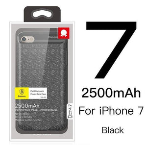 Planet Gates i7 2500 black / China Baseus Battery Case For iPhone 7 6 6s Plus Charger Case 2500mAh 3650mAh Battery Charging Case Cover For iPhone Power Bank Case