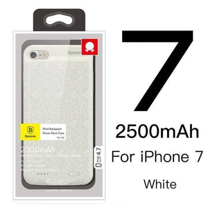Planet Gates i7 2500 white / China Baseus Battery Case For iPhone 7 6 6s Plus Charger Case 2500mAh 3650mAh Battery Charging Case Cover For iPhone Power Bank Case