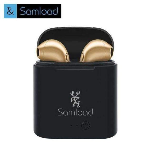 Planet Gates I7CBX-2Earphone-BG Bluetooth Headset Earphones Headphones I7 Air True Wireless Pods Earbuds  For Apple iPhone 6 7 8 Xiaomi Charging BoX