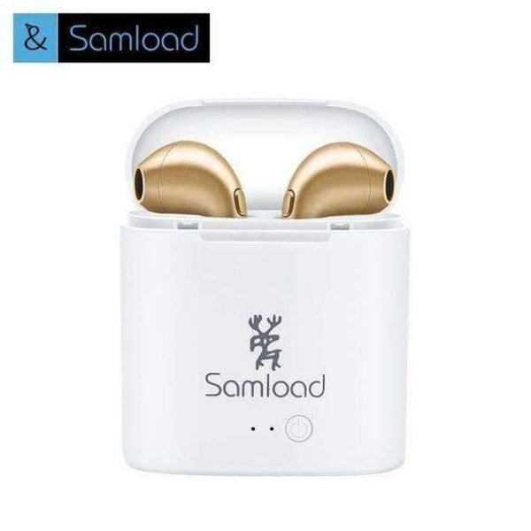 Planet Gates I7CBX-2Earphone-WG Bluetooth Headset Earphones Headphones I7 Air True Wireless Pods Earbuds  For Apple iPhone 6 7 8 Xiaomi Charging BoX