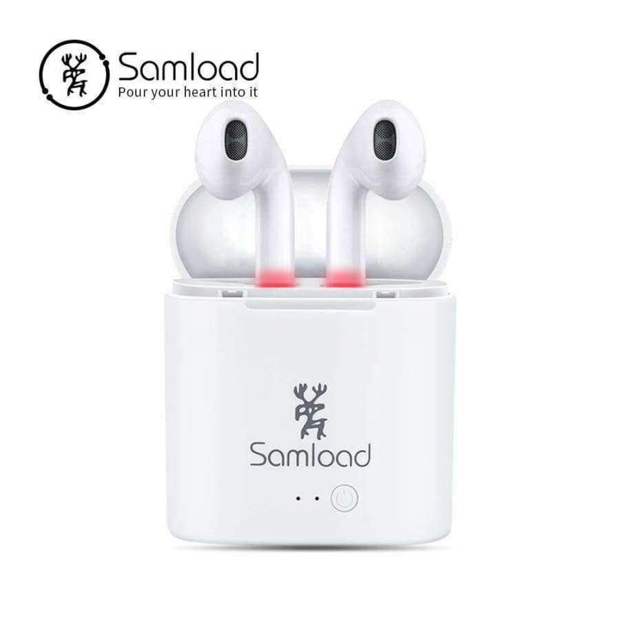 Planet Gates I7CBX-2Earphone-WW Bluetooth Headset Earphones Headphones I7 Air True Wireless Pods Earbuds  For Apple iPhone 6 7 8 Xiaomi Charging BoX