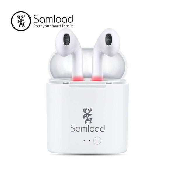 Planet Gates I7CBX-2Earphone-WW Bluetooth Headset Earphones Headphones I7 Air True Wireless Pods Earbuds  For Apple iPhone 6 7 8 Xiaomi Charging BoX