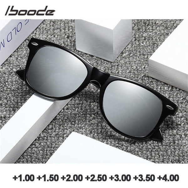 Planet Gates iboode Polarized Lenses Reading Glasses Men Driving Travel Classic Retro Presbyopic Goggles Shade UV400 Sunglasses Diopter +1.0