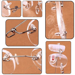 Planet Gates iboode Unisex Reading Glasses Brand Rimless Presbyopia Eyeglasses for Women Men Resin Clear Lens Reading Eye Glasses +1.0~4.0