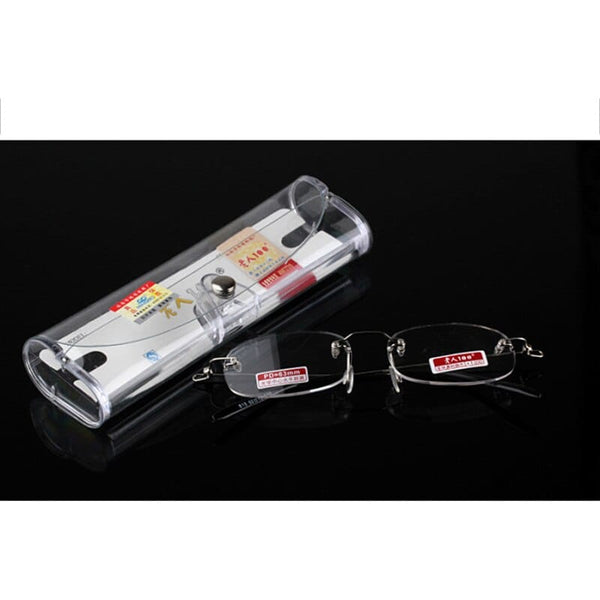 Planet Gates iboode Unisex Reading Glasses Brand Rimless Presbyopia Eyeglasses for Women Men Resin Clear Lens Reading Eye Glasses +1.0~4.0