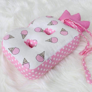 Planet Gates Ice Cream 3Pcs Baby Bedding Set Cotton Soft Breathable Crib Kit Include Duvet Cover Pillowcase Bed Sheet No Filler Custom Made Letter Bumper