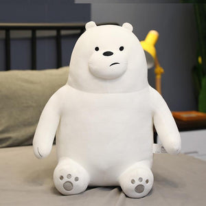 Stand Bare Bear Plush Toys Children Stuffed Animals Cartoon Figure Plush Doll Pillow Soft Cute Plush Stuff Birthday Gift Kids