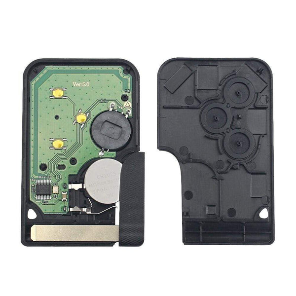 Planet Gates ID46 PCF7947 Chip For Renault Clio Logan Megane 2 3 Scenic Remote Key 3 Buttons 433Mhz Smart Card Emergency Insert Key
