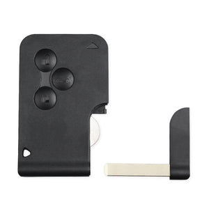 Planet Gates ID46 PCF7947 Chip For Renault Clio Logan Megane 2 3 Scenic Remote Key 3 Buttons 433Mhz Smart Card Emergency Insert Key