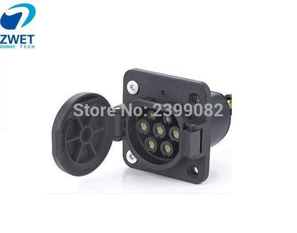 Planet Gates IEC 62196 Type2 / 3 Phases Charging Socket European standard -EV charging Type 2 connector for 32A