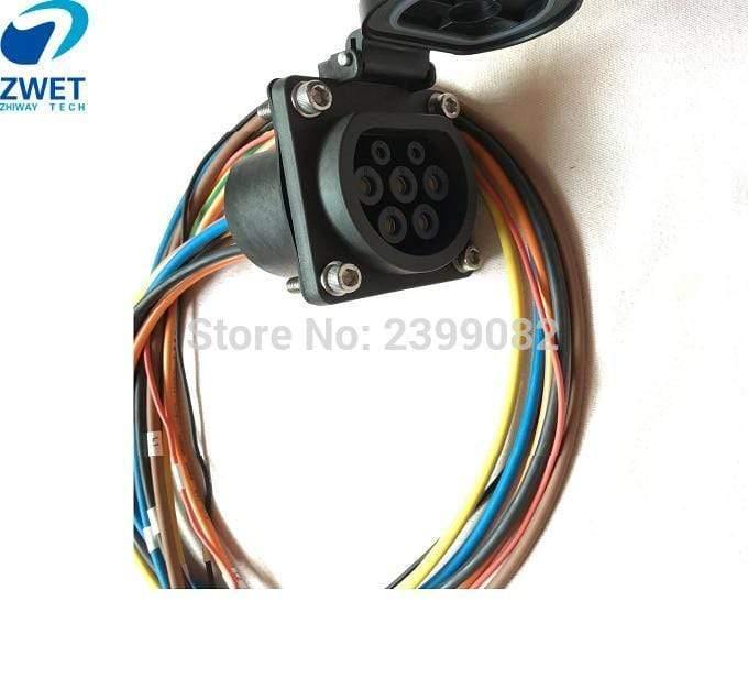 Planet Gates IEC 62196 Type2 / 3 Phases Charging Socket European standard -EV charging Type 2 connector for 32A