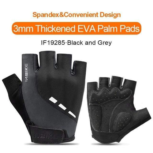 Planet Gates IF19285-Grey / XXL / China Shockproof GEL Pad Cycling Gloves Half Finger Sport Gloves Men Women Summer Bicycle Gym Fitness Gloves MTB Bike Gloves